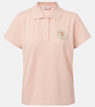 Polo de algodón con logo | Moncler