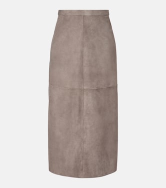Jupe midi en daim | 'S Max Mara
