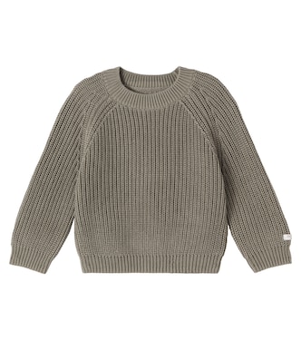 Baby - Pullover Jade in cotone a coste | Donsje