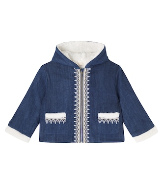 Chaqueta Melvette de denim bordada | Louise Misha