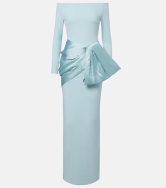 Kori satin-trimmed gown | Solace London