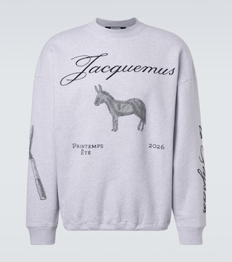 سويت شيرت من الفليس القطني بتطريز J | Jacquemus
