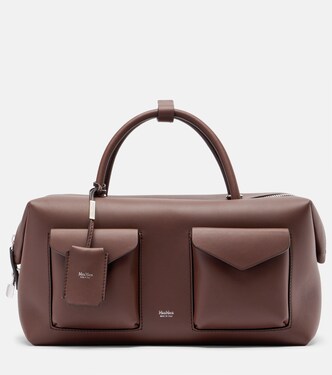 Large leather top-handle bag | Max Mara