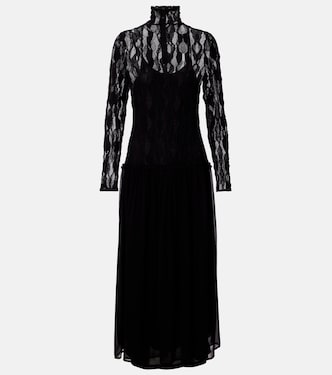 Sybil lace and chiffon maxi dress | Ulla Johnson