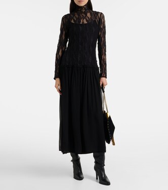 Sybil lace and chiffon maxi dress | Ulla Johnson