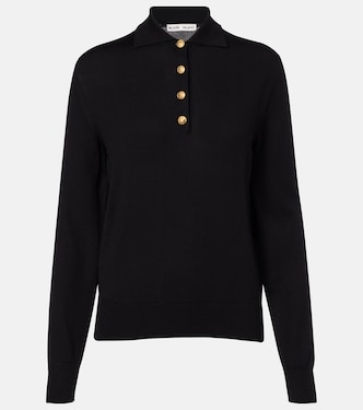 Alegria silk and cotton polo sweater | Blazé Milano
