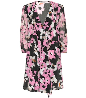 Floral silk-blend crêpe minidress | Dorothee Schumacher