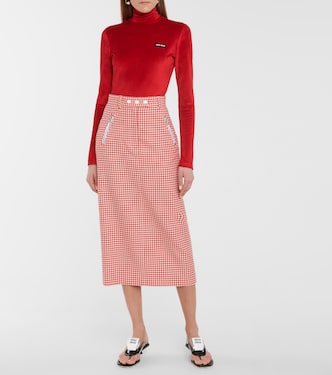 Sandali infradito in pelle | Miu Miu