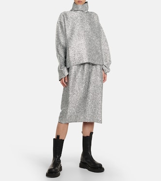 2 Moncler 1952 Midirock mit Lurex® | Moncler Genius