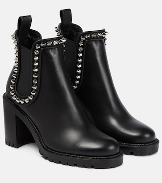 Botines Capahutta de piel con adornos | Christian Louboutin