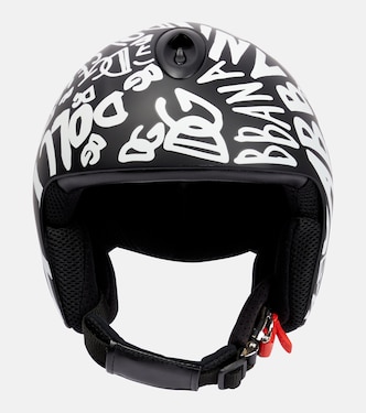 Casco de esquí estampado con logo | Dolce&Gabbana