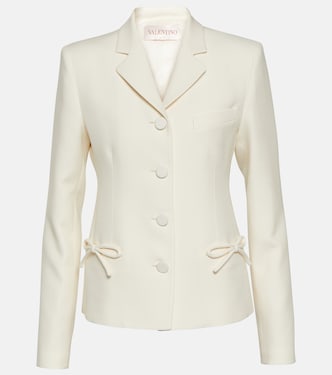 Veste Crêpe Couture en laine et soie | Valentino