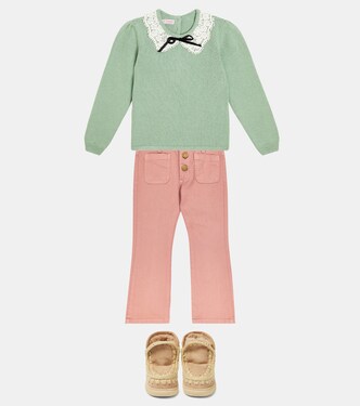 Sneakers in suede e shearling | Mou Kids