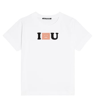 Face Logo 코튼 저지 티셔츠 | Acne Studios Kids