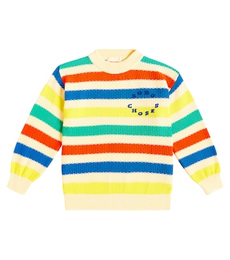 Pull rayé en coton | Bobo Choses