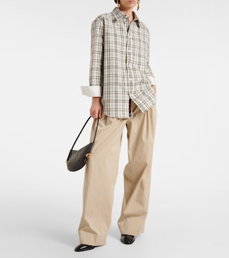 Chemise en coton à carreaux | Bottega Veneta