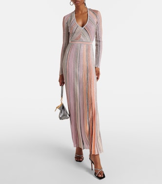 Maxikleid aus Lamé mit Pailletten | Missoni