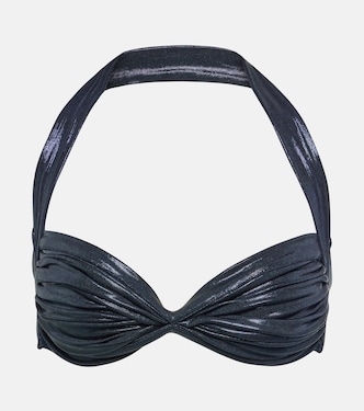 Top bralette Bill in lamé | Norma Kamali