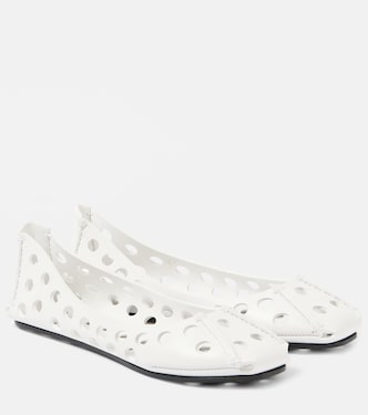 Ballerine Perfo in pelle | Alaïa