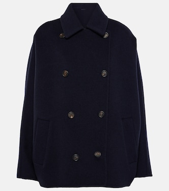 Abrigo cropped de lana y cachemir | Brunello Cucinelli