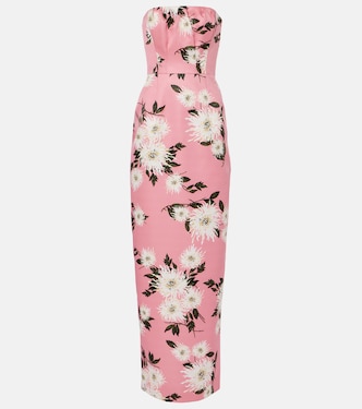 Vestido de fiesta Emine de tafetán floral | Emilia Wickstead