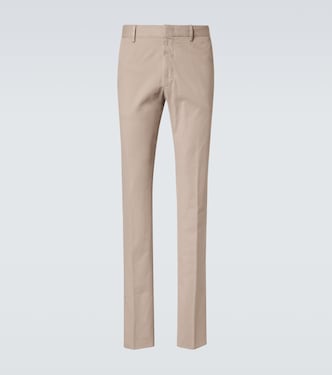 Cotton-blend straight pants | Zegna