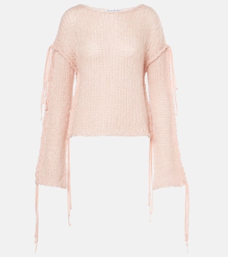 Cropped open knit sweater  | Acne Studios