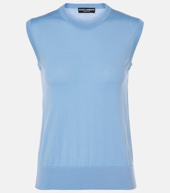 Top de cachemir y seda con DG | Dolce&Gabbana