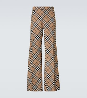 Pantalon ample Burberry Check | Burberry