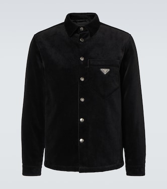 Giacca camicia in velluto a coste | Prada