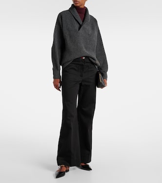 Ribbed-knit wool sweater | Victoria Beckham
