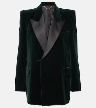 Blazer en velours et satin | Victoria Beckham