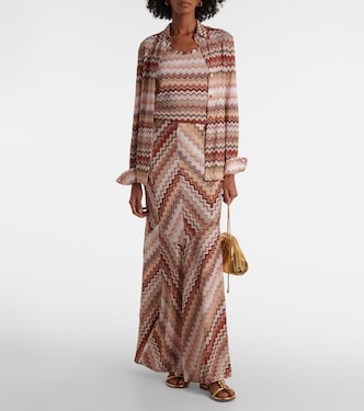 Camicia in lamé a zig-zag | Missoni