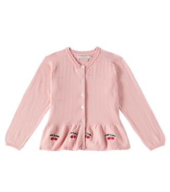 Cardigan Cypres in cotone con peplum | Konges Sløjd