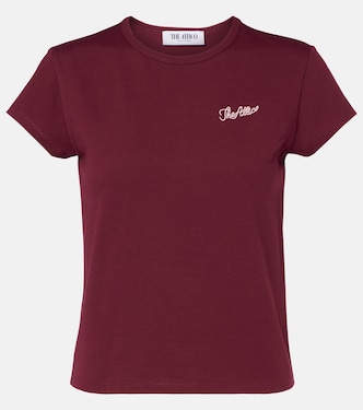 Logo cropped cotton jersey T-shirt | The Attico