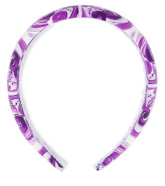 Majolica printed cotton headband | Dolce&Gabbana Kids
