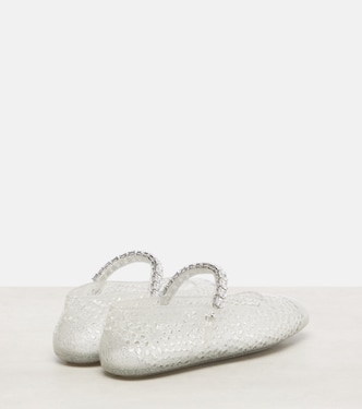 Mary-Jane-Ballerinas Jelly mit Kristallen | Jimmy Choo
