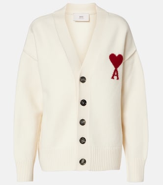 Cardigan Ami de Cœur aus Schurwolle | Ami Paris