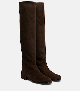 Suede over-the-knee boots | Dolce&Gabbana