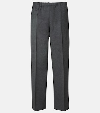 Knitted straight pants | Miu Miu