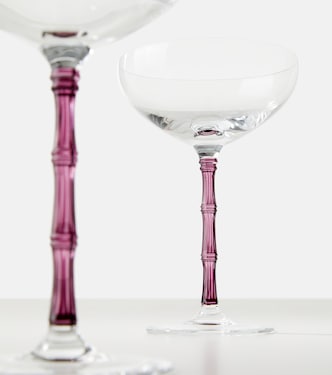 Set Bamboo aus zwei Champagnerschalen | La DoubleJ
