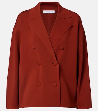Calte double-breasted crêpe blazer | Max Mara