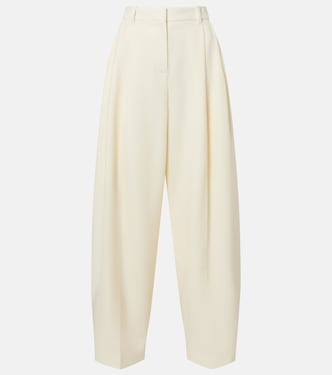 Man's pleated virgin wool wide-leg pants | Jacquemus
