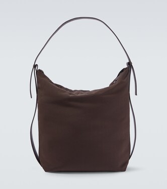 Airport leather-trimmed tote bag | Studio Nicholson