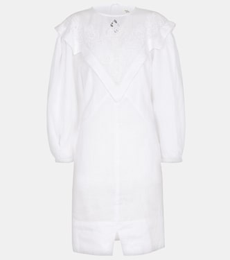 Elysian embroidered linen minidress | Marant Etoile
