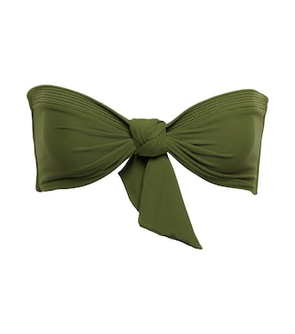 Rich Earthly bandeau bikini top | Johanna Ortiz