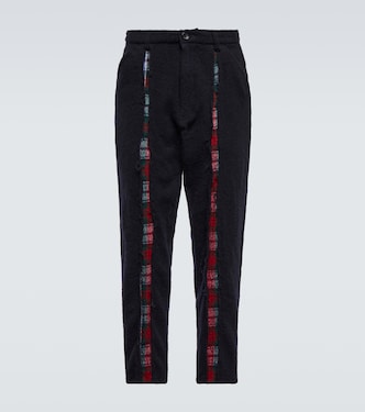 Pantalones rectos en mezcla de lana | Comme des Garçons Shirt