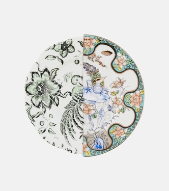 Hybrid Zoe porcelain dessert plate | Seletti