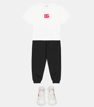 印花棉质针织运动裤 | Dolce&Gabbana Kids