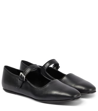 Ballerines Ava Mary Jane en cuir | The Row